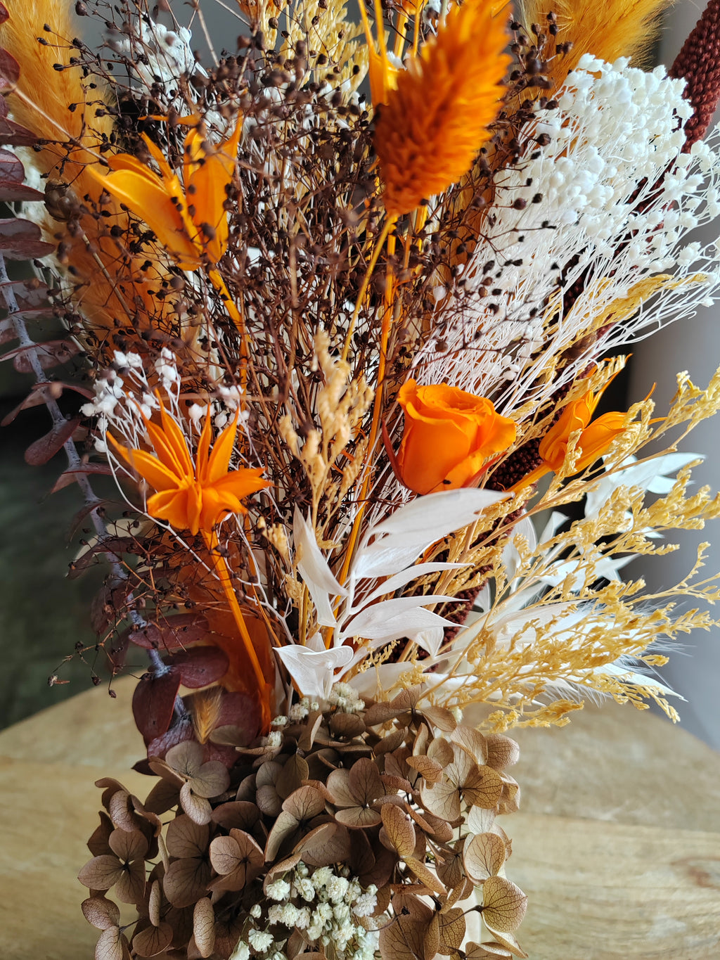 Pumpkin spice (orange pampas)