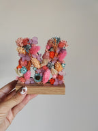 Mini letters with dried and preserved flowers