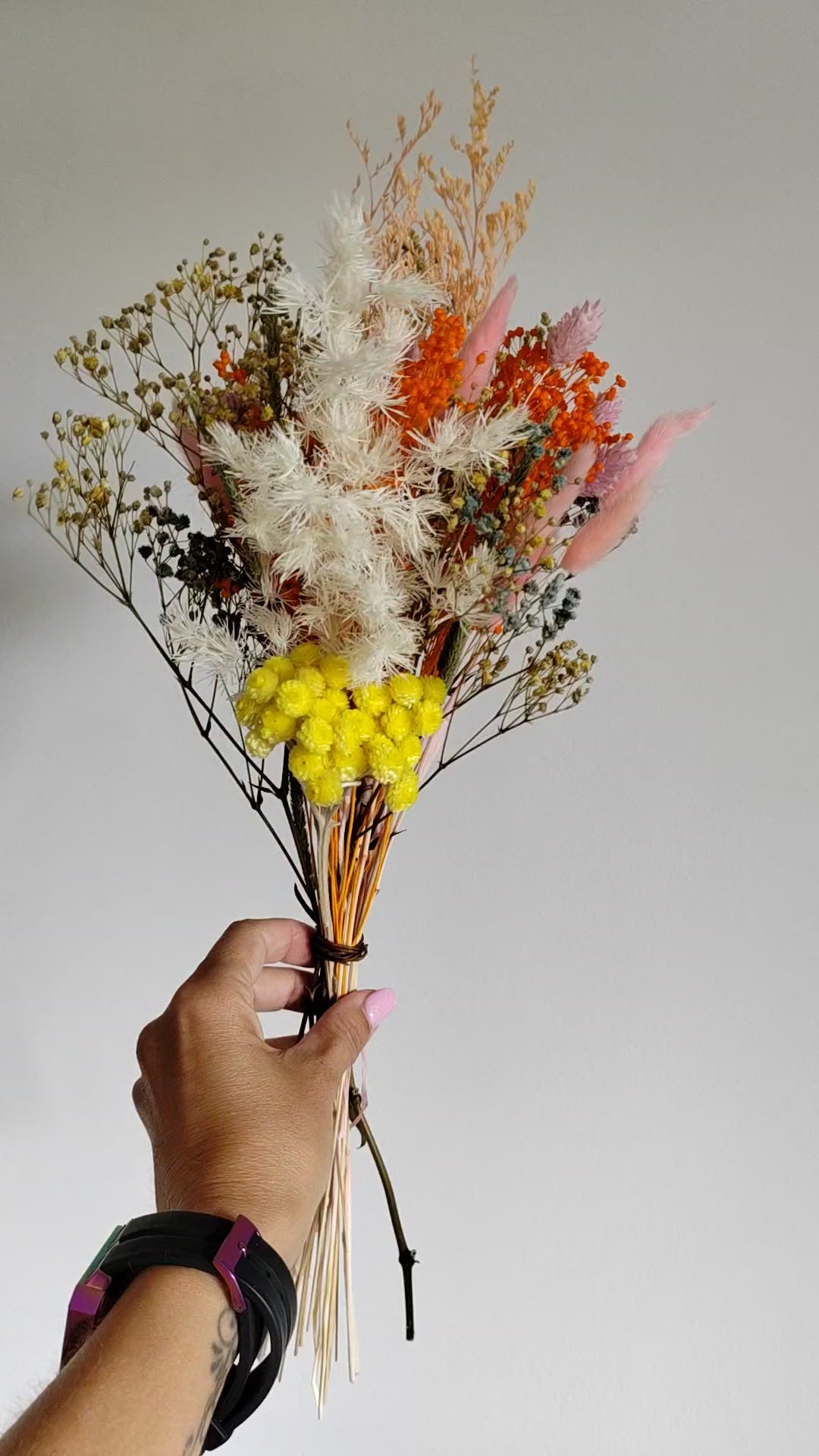 ramito de flores preservadas